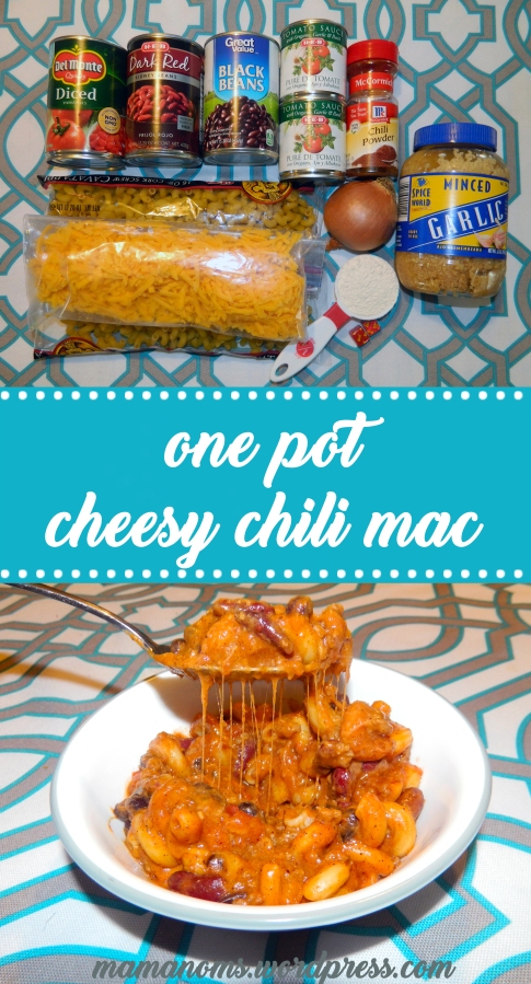 One Pot Cheesy Chili Mac